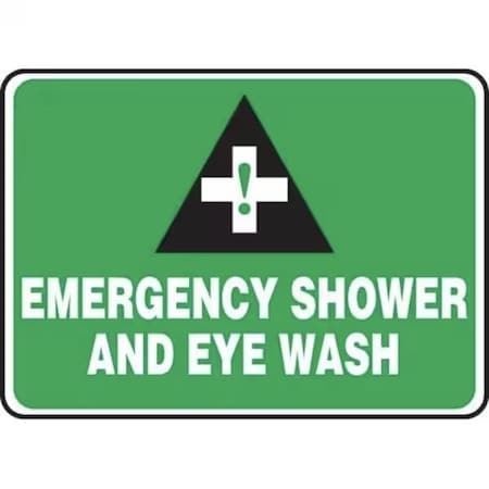 Accuform SAFETY SIGN EMERGENCY SHOWER AND EYE MFSD986VA